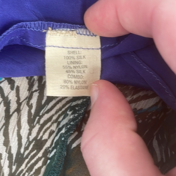 Elizabeth & James peacock skirt, small - Picture 7 of 8